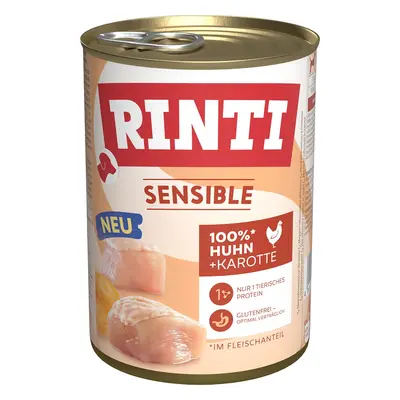 Rinti Sensible kuře s mrkví 12 × 400 g