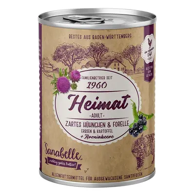 Sanabelle Heimat jemné kuře a pstruh 12 × 400 g