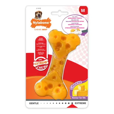 Nylabone Extreme žvýkací kost s příchutí sýra M