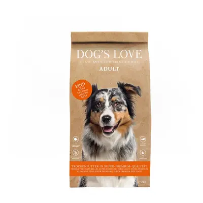 DOG'S LOVE hovězí maso 2 × 12 kg