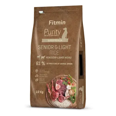 Fitmin Dog Purity Rice Senior & Light Venison & Lamb 12kg