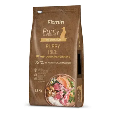 Fitmin Dog Purity Rice Puppy Lamb & Salmon 12kg