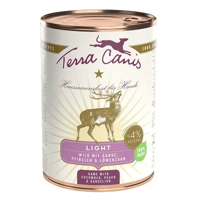 Terra Canis Light – zvěřina s okurkou 6× 400 g