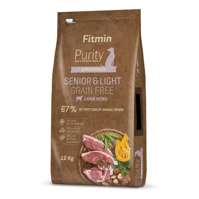 Fitmin Dog Purity Grain Free Senior & Light Lamb 12kg