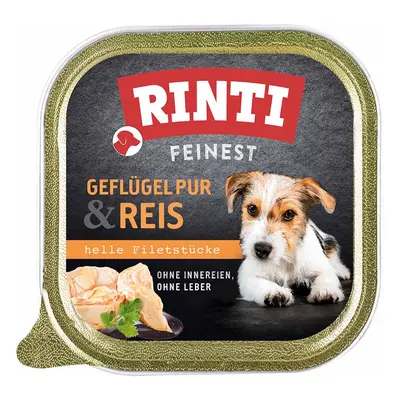 Rinti Feinest s čistým drůbežím masem a rýží 22 × 150 g