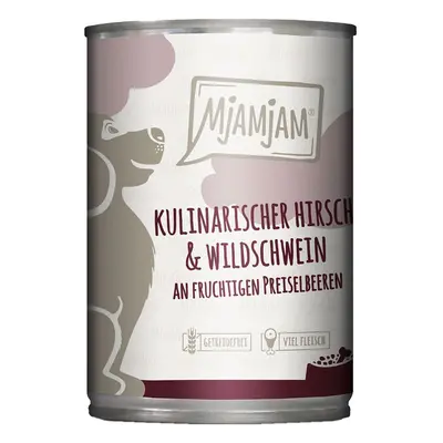 MjAMjAM delikátní jelení maso a zvěřina na brusinkách 6 × 400 g