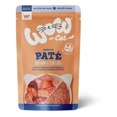 WOW CAT Adult kuře a losos 12 × 125 g