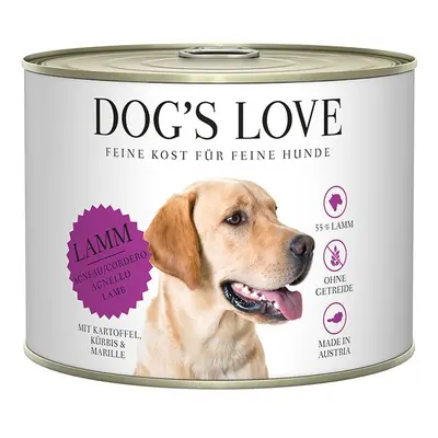 Dog's Love Classic jehněčí maso s bramborami, dýní a meruňkou 12x200g