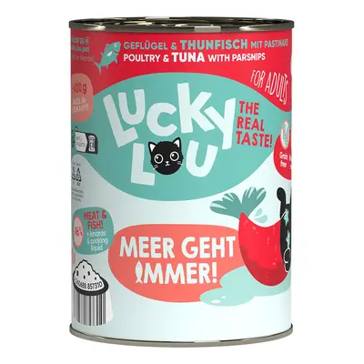 Lucky Lou Lifestage Adult drůbež a tuňák 6× 400 g