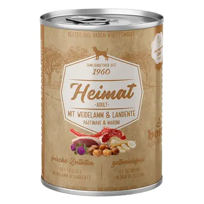 Bosch Heimat Adult jehněčí z pastvin a venkovská kachna 12 × 400 g