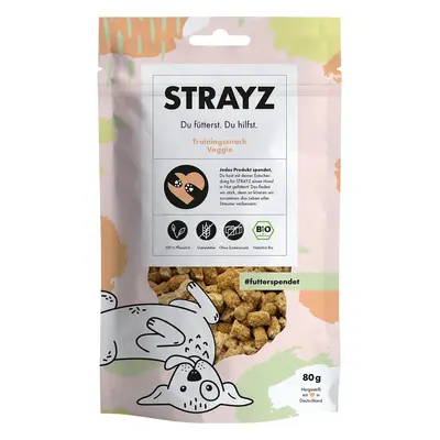 STRAYZ BIO Snack Veggie s batáty a hruškou 80 g