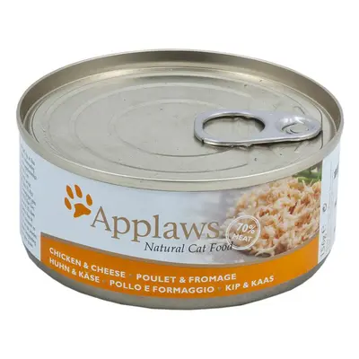 Applaws Cat kuřecí prsa a sýr 24 × 156 g