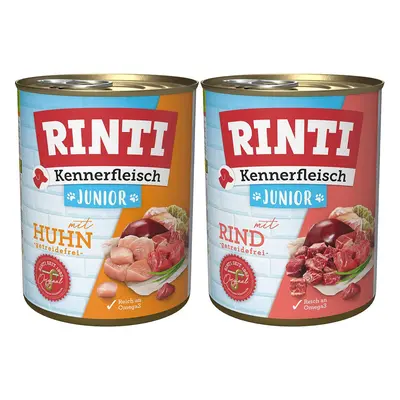 Rinti Kennerfleisch Junior multipack 24× 800 g