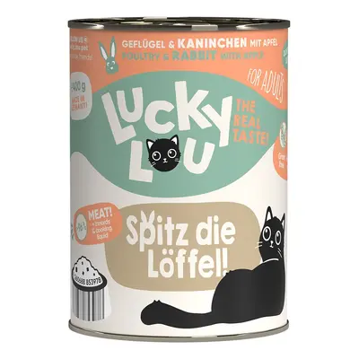 Lucky Lou Lifestage Adult drůbež a králík 6 × 400 g