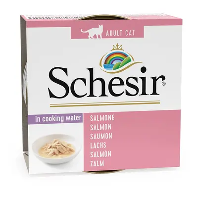 Schesir Cat Natural s lososem 24× 85 g