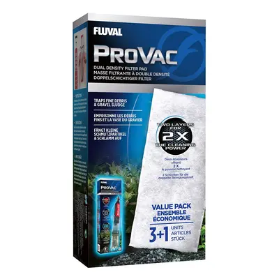 Fluval náhradní filtrační patrona pro Pro Vac, 4 ks