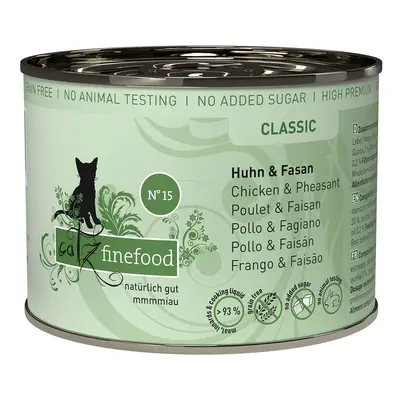 catz finefood No. 15 kuřecí a bažant 6x200g