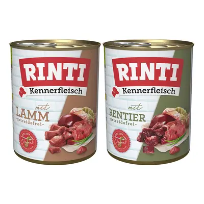 Rinti Kennerfleisch multipack sob a jehně 24× 800 g