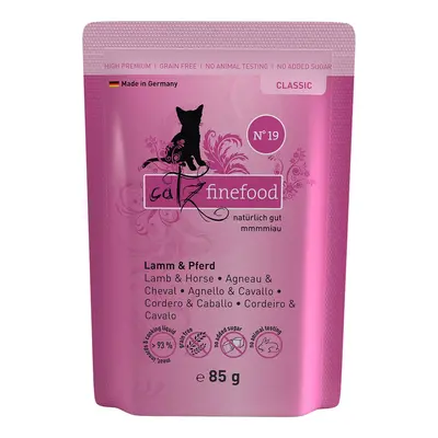 catz finefood – No. 19 jehněčí a koňské maso 16× 85 g