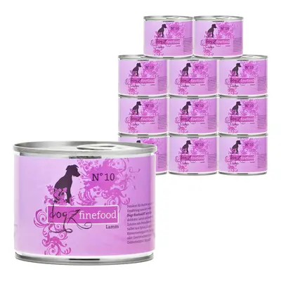 dogz finefood No. 10 jehněčí 12 × 200 g