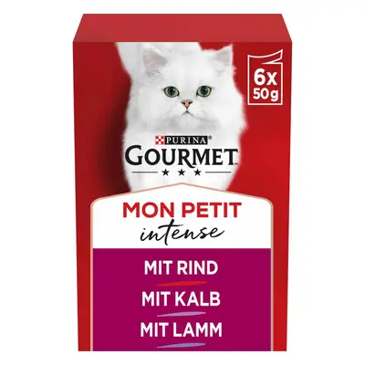 Gourmet Mon Petit masové variace 6 × 50 g