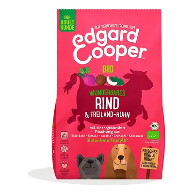 Edgard & Cooper bio hovězí a bio kuřecí 2× 7 kg