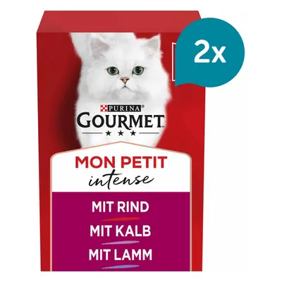 Gourmet Mon Petit masové variace 12 × 50 g