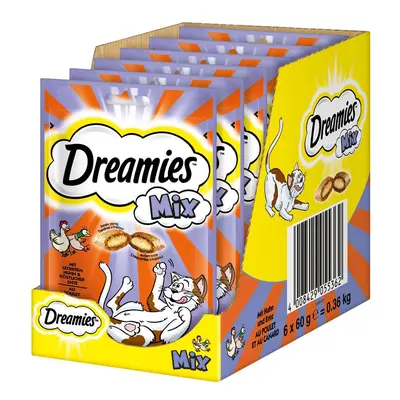 Dreamies Mix s kuřecím a kachnou 6 × 60 g