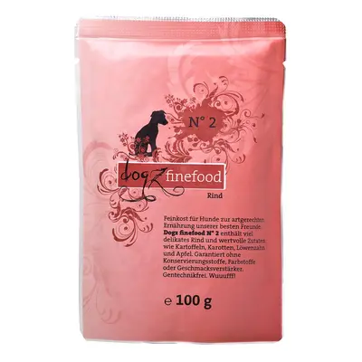 Dogz Finefood No. 2 hovězí maso 12× 100 g