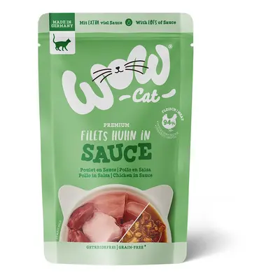 WOW CAT kuřecí v omáčce 8 × 85 g