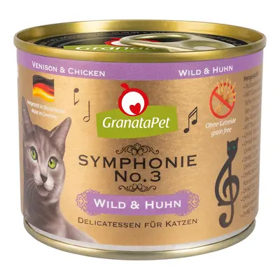 GranataPet Symphonie No. 3 zvěřina a kuřecí maso, 6 x 200 g