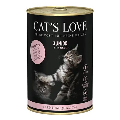 Cat´s Love Junior kuřecí 6 × 400 g