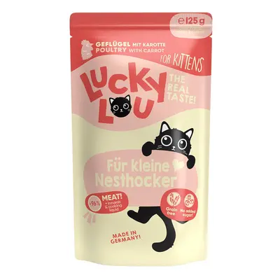 Lucky Lou Lifestage Kitten drůbež 16 × 125 g