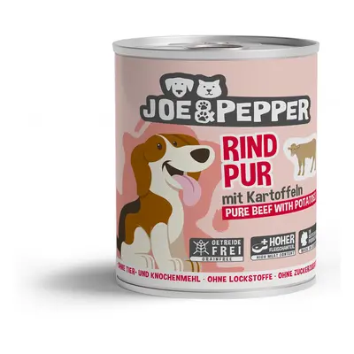 Joe & Pepper Dog čisté hovězí maso s bramborami 6 × 800 g