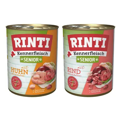 Rinti Kennerfleisch Senior, variace chutí, 24 × 800 g