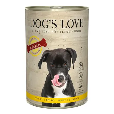 Dog's Love B.A.R.F. čisté kuřecí maso 6× 400 g