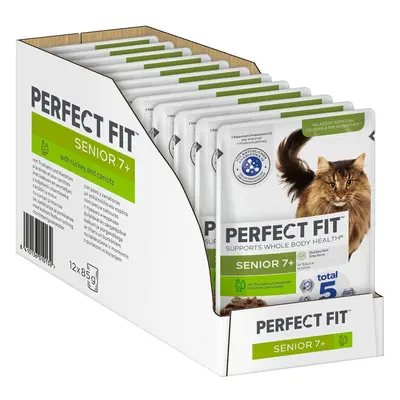 Perfect Fit Senior s krůtím masem a mrkví 12 × 85 g