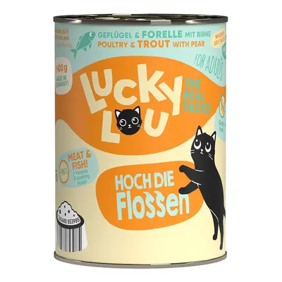 Lucky Lou Lifestage Adult drůbež a pstruh 24× 400 g