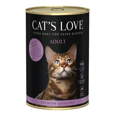 Cat´s Love ryba a kuře Pur 6 × 400 g