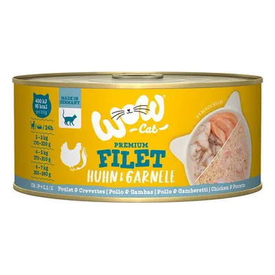 WOW CAT kuřecí filet s krevetami 12× 70 g