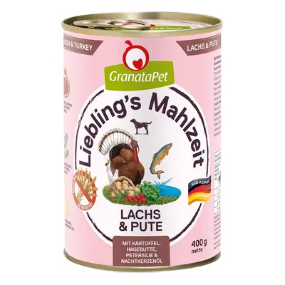 GranataPet Lieblingsmahlzeit losos a krůta 6 × 400 g