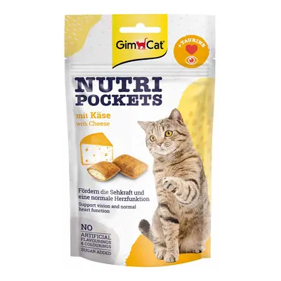 GimCat Nutri Pockets kapsičky se sýrem 12 × 60 g