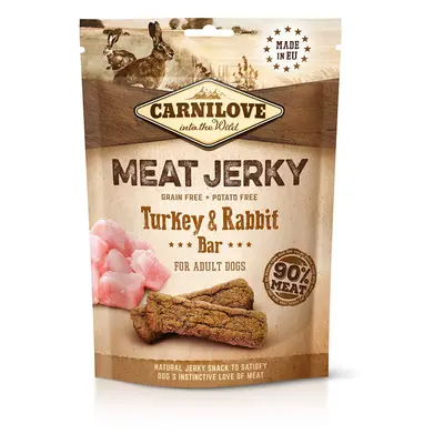 Carnilove Dog – Meat Jerky – krůta a králík, tyčinka 100 g