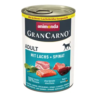 GranCarno Adult s lososem + špenátem 6x400g