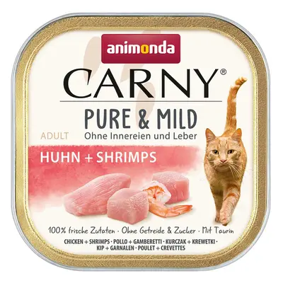 animonda Carny Pure & Mild Adult kuře a krevety 32 × 100 g