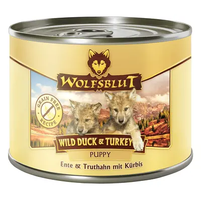 Wolfsblut Wild Duck & Turkey Puppy 24× 200 g