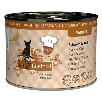 catz finefood Ragout No.609 vepřové & telecí maso 6 × 190 g