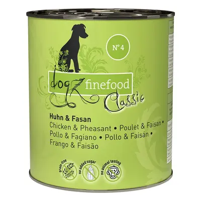 dogz finefood No. 04 kuřecí a bažantí maso 6× 800 g