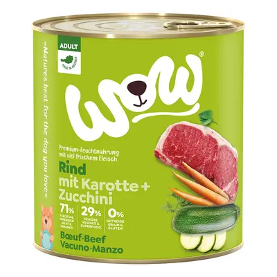 WOW Adult hovězí maso 6 × 800 g