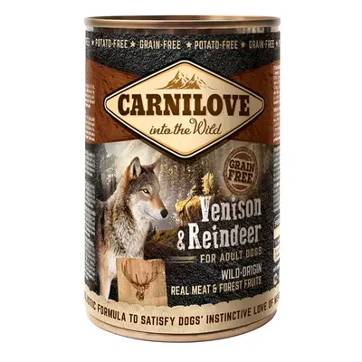 Carnilove Dog – Adult – jelení a sobí maso 6 × 400 g